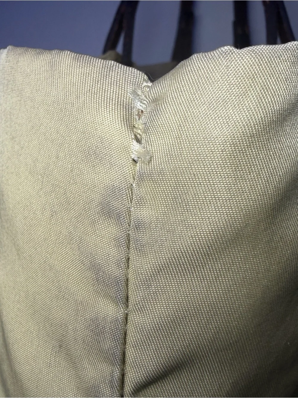 COA inc-Greenish Fendi Tote with leather Handles and Front peekaboo FF Logo